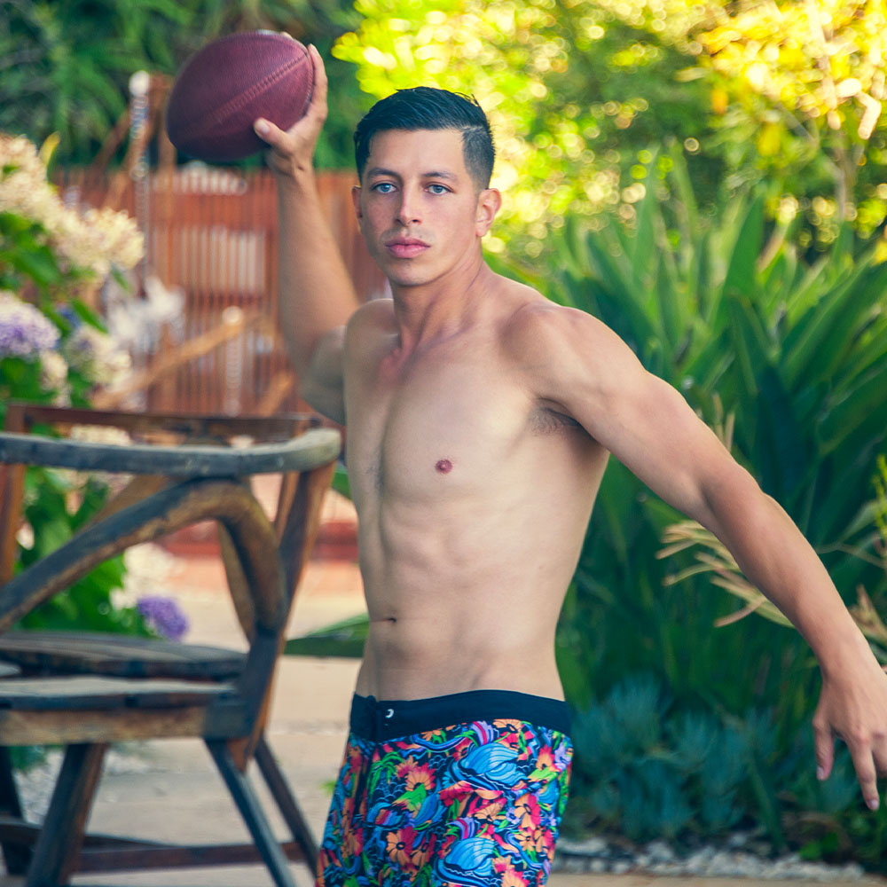 Rich Forbes Wearing Hurley Boardshorts