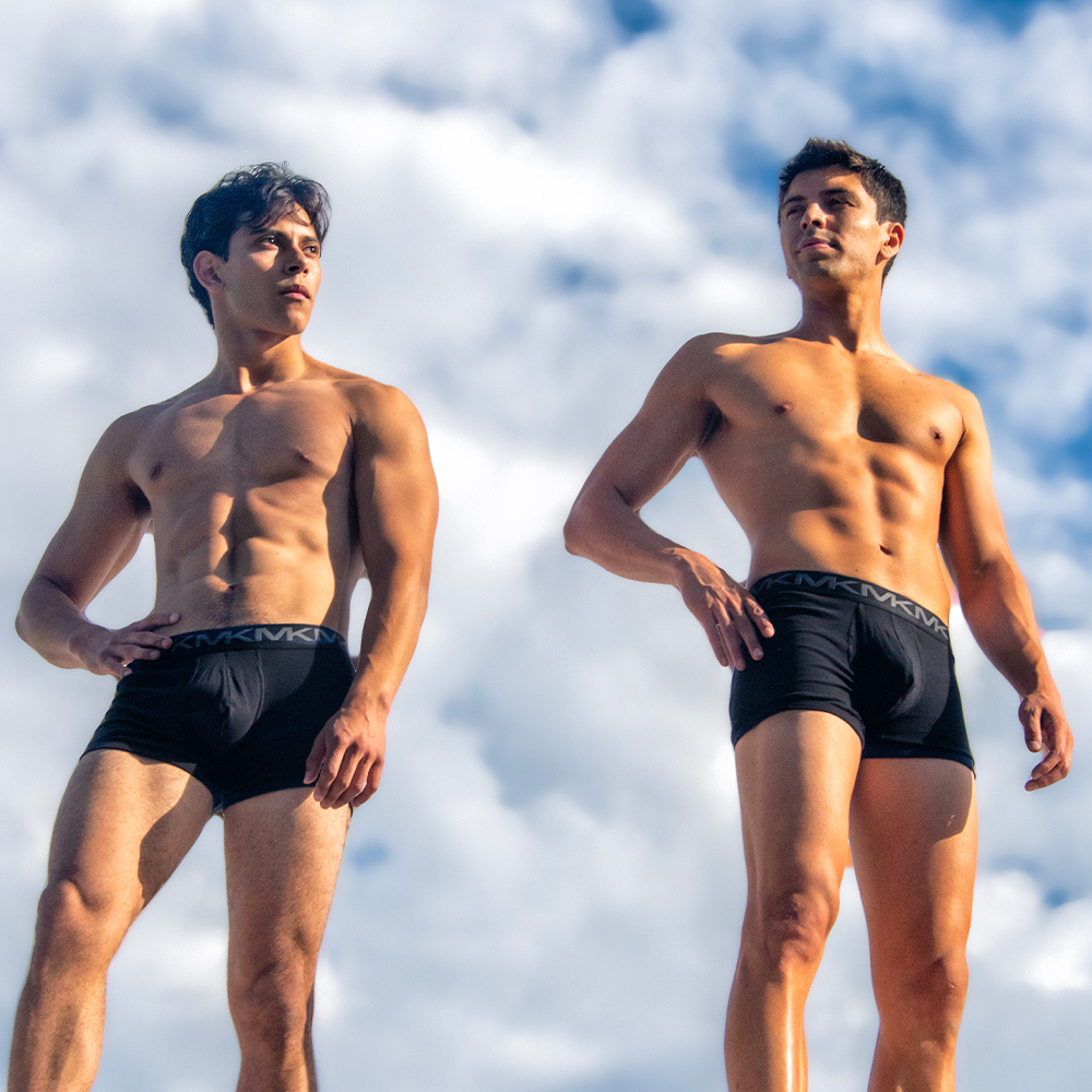 Anthony Garcia and Andrew Granillo Wearing Michael Kors Briefs 
