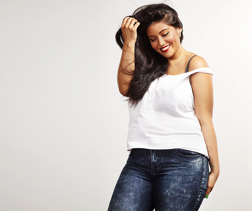 plus size woman